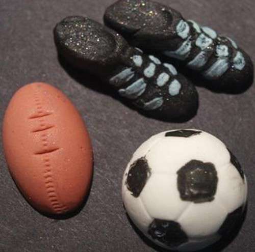 Football Boots and Balls Silicone Mould - Click Image to Close